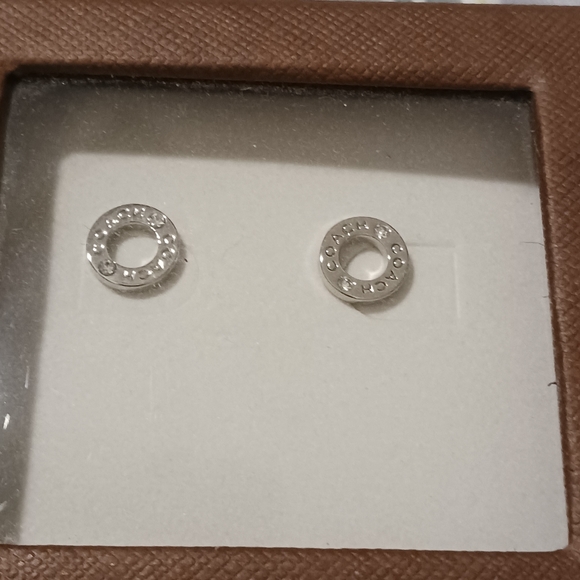NWT! COACH EARRINGS AND MINI CHARM/PENDANT - Picture 7 of 13